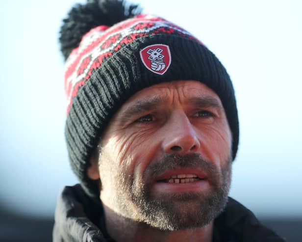 Rotherham United manager Paul Warne. (Photo by James Chance/Getty Images)