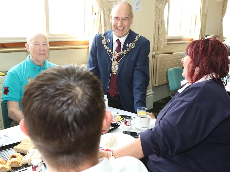 Guests enjoyed bonding over tea at the event which took three months to organise.