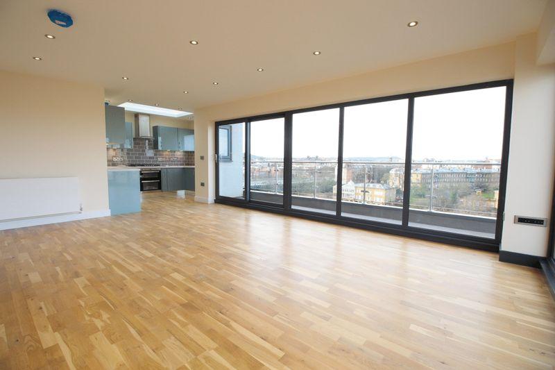 Sliding door access out to the balcony.