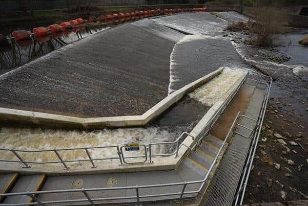 Pictured is Jordans Dam at the River Don, in Sheffield.