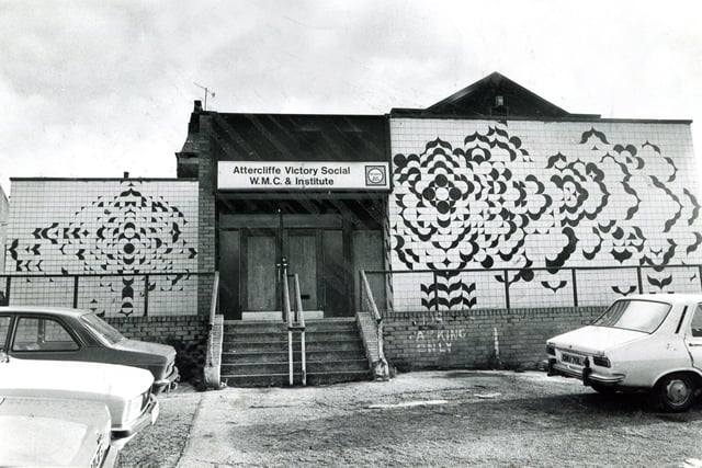 Attercliffe Victory Working Men's Club pictured in 1983 just prior to closure