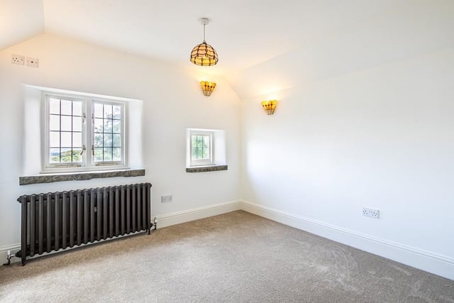 The rooms blend size with functionality  - there are three double bedrooms, with the master having exposed beams to the vaulted ceiling, as well as a versatile space that could be a snug, home office or fourth bedroom.