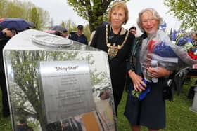 The HMS Sheffield memorial unveiling at the National Memorial Arboretum. Pictures by Ian Spooner.