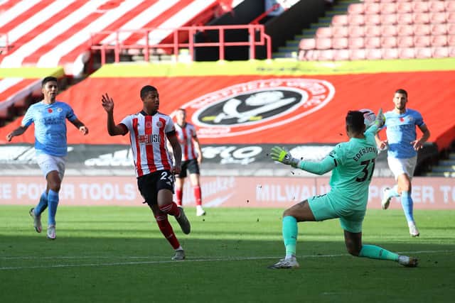 Sheffield United are still without a win this season after losing to Manchester City last weekend: Simon Bellis/Sportimage