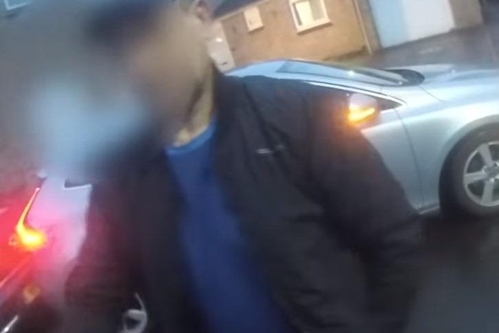 Drink driver asks police officer ‘Why aren’t you drinking?’ after crashing into bollard in bodycam footage