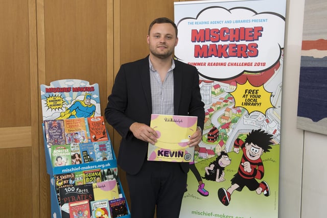 Ben Bradley mp for mansfield backed a summer reading challenge