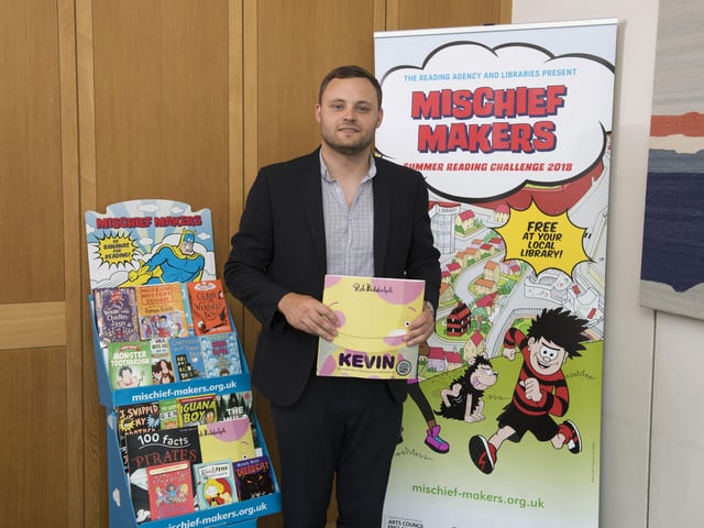 Ben Bradley mp for mansfield backed a summer reading challenge