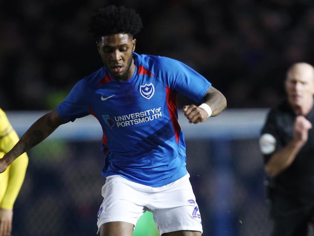 Again showed he is Pompey’s best striker in this system.
