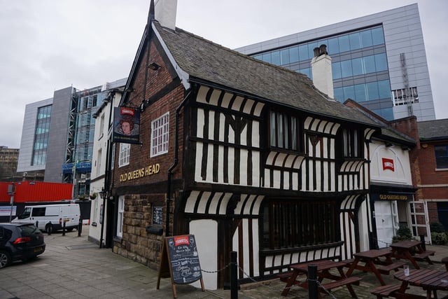 The Old Queen's Head on Pond Hill lays claim to being Sheffield's oldest domestic building.