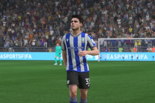 James is another Owls player that has a full face scan in FIFA 23 - the former Manchester United youngster is wearing 33 this season.