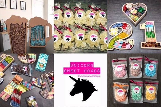 Make someone smile with a sweet gift box delivered straight to their door. Visit www.unicornsweetboxes.co.uk