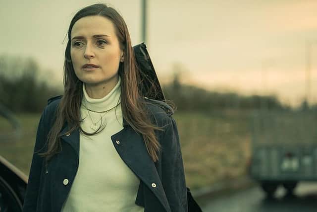 Amanda Kinsella (played by Clare Dunne) rises to the top of the Irish underworld in the new crime drama Kin (Picture: BBC/Headline Pictures (Kin) Limited)