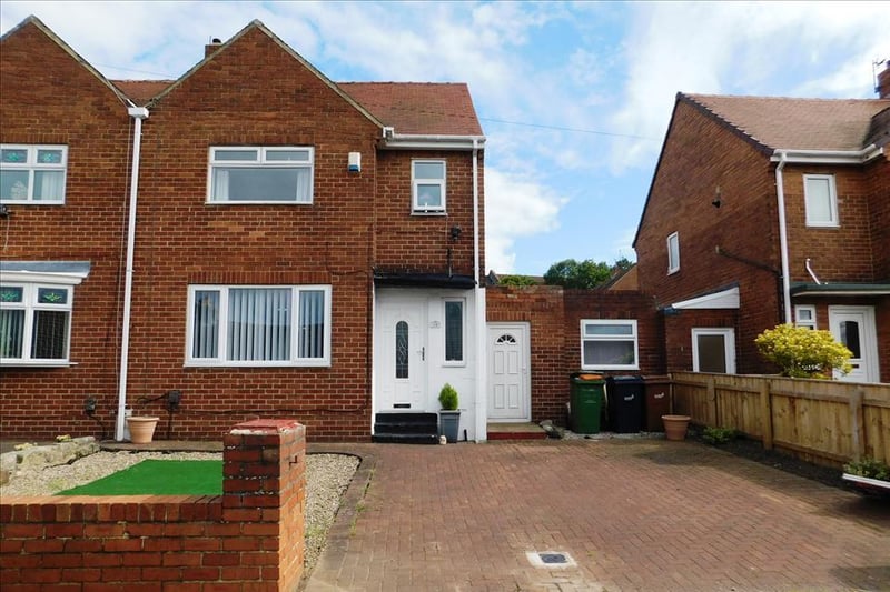 This three bedroom semi-detached home on the market for £99,950 is perfect for families as it is situated close to local schools and amenities.