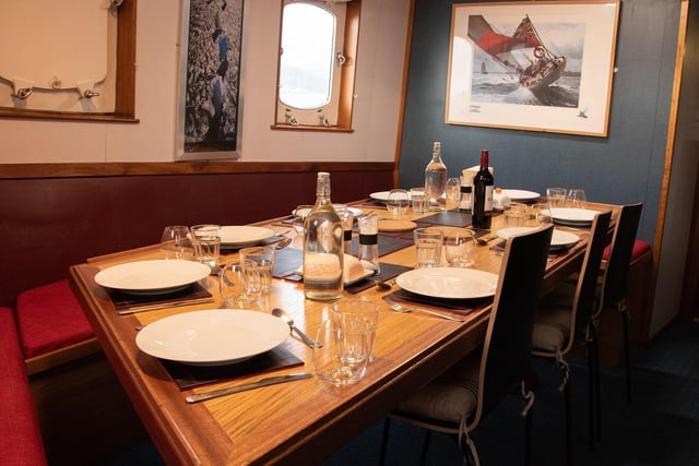All three of the characterful small ships have cosy saloon decks for dining and socialising while aboard