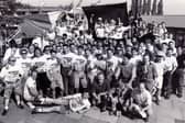 Sheffield United fans celebrate their teams promotion to the first division, May 5, 1990