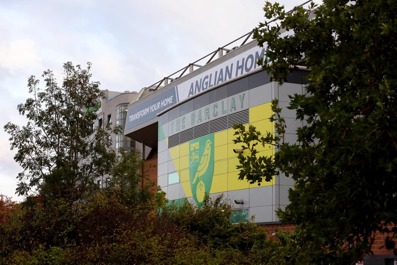 Average attendance at Carrow Road is 26,065.