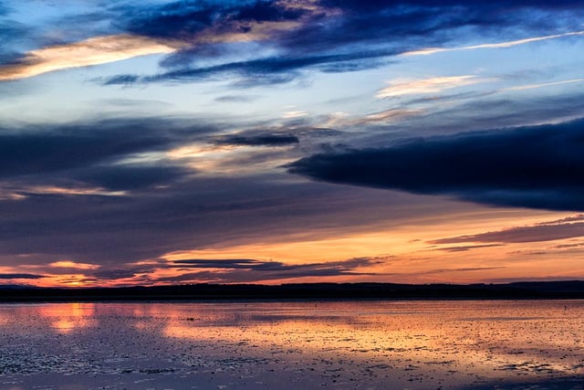 Holy Island Sunset, taken by John Thompson.