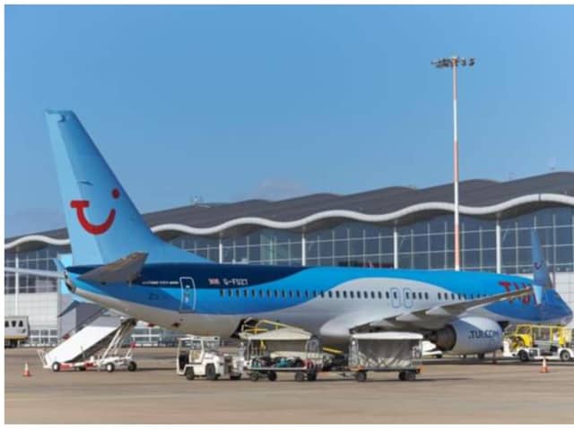 TUI says flights and holidays are operating 'as normal' out of Doncaster Sheffield Airport.
