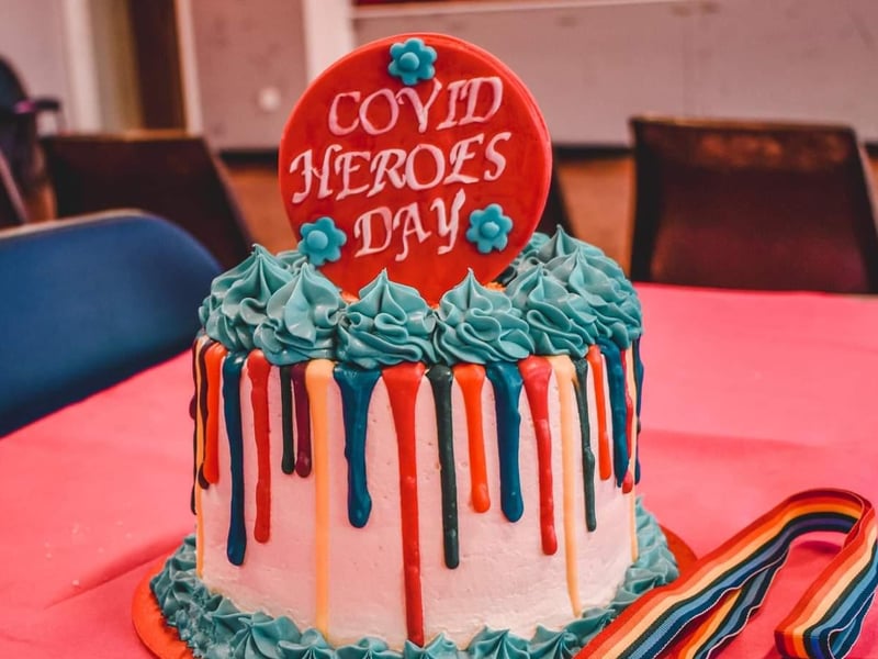 And served them cake!