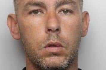 Pictured is Billy Darby, aged 39, of Epping Grove, at Sothall, Sheffield, who was sentenced at Sheffield Crown Court to three years of custody after he pleaded guilty to being concerned in the supply of cocaine, being concerned in the supply of diamorphine and to one count of possessing criminal property in the form of cash.