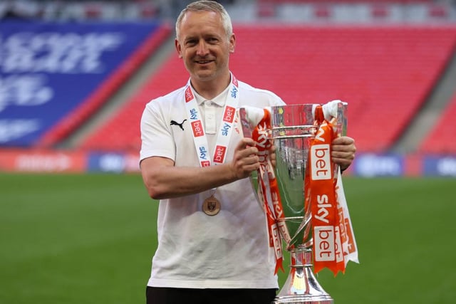Neil Critchley guided Backpool to the Championship through the play-offs last season and is set to keep the Seasiders in the league with data experts FiveThirtyEight predicting a 20th placed finish on 54 points. (Photo by Catherine Ivill/Getty Images)