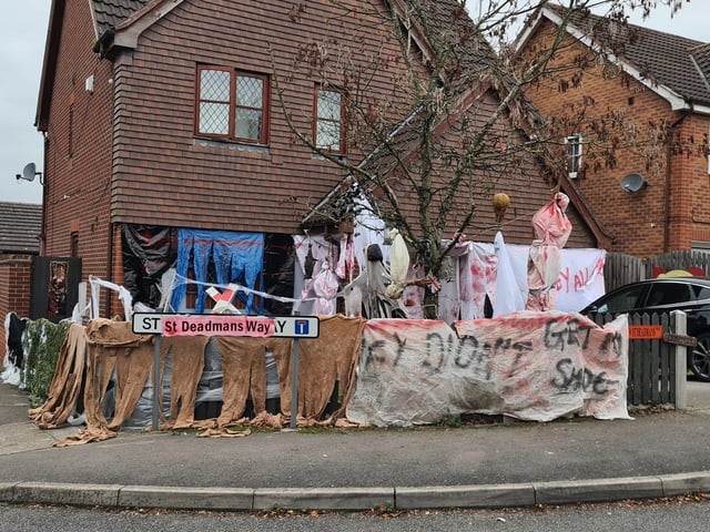 'St Deadman's Way' at Forest Town - the homeowners go all out every year with their displays.
In pre-covid times, they even had a walk-through section, which they hope to reintroduce in the future.