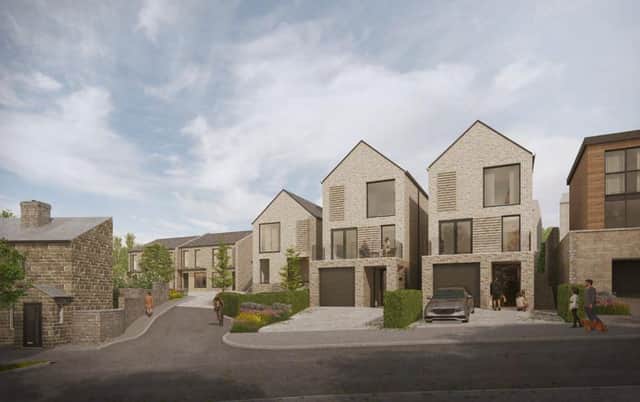 Seven new homes - detached and terraced properties - could be built on Darwin Lane in Tapton.