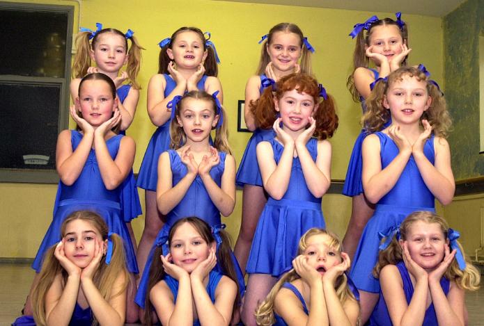 Nelie Stagles School of Dance pupils in 2002.
