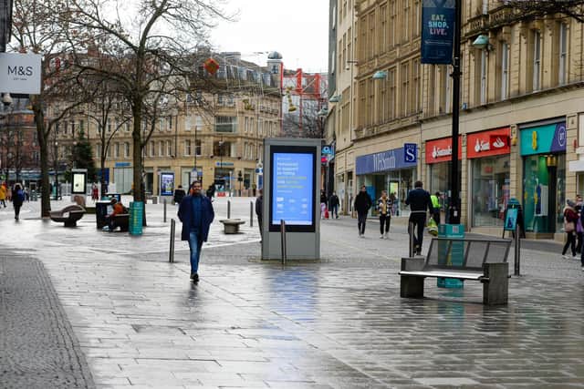 Shoppers visit Sheffield city centre on Boxing Day to hunt out those all important bargains in the few shops that opened after Christmas.