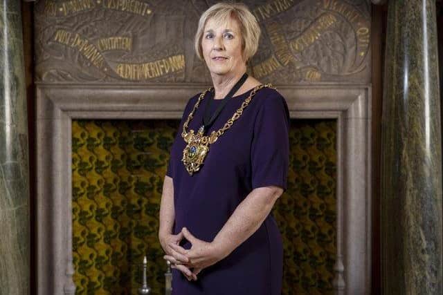 Sheffield's Lord Mayor, Councillor Gail Smith, is planning a sponsored skydive tomorrow