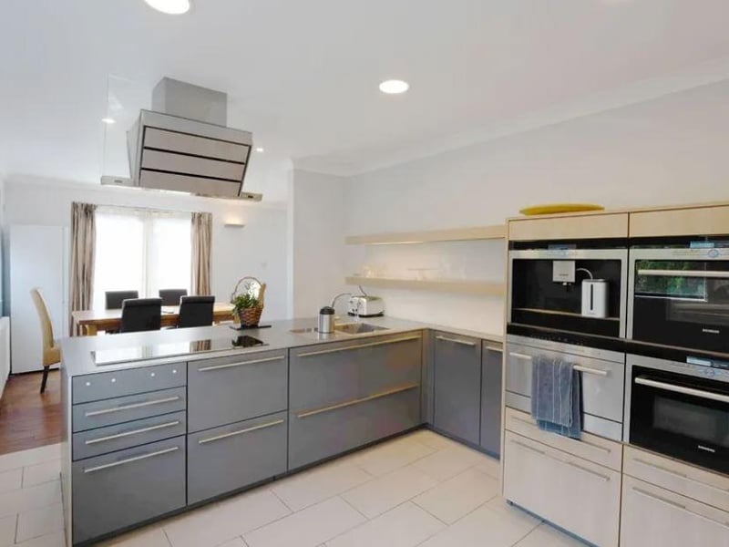 Inside the kitchen