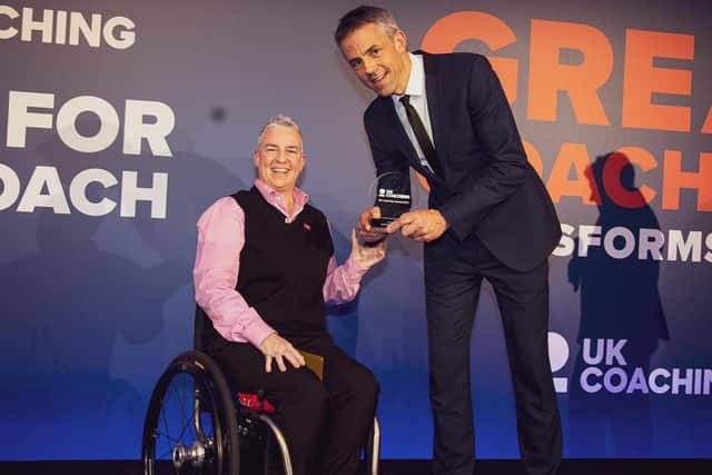 Andrew Noble was crowned Coach Developer of the Year at the UK Coaching Awards in Leeds on Tuesday.