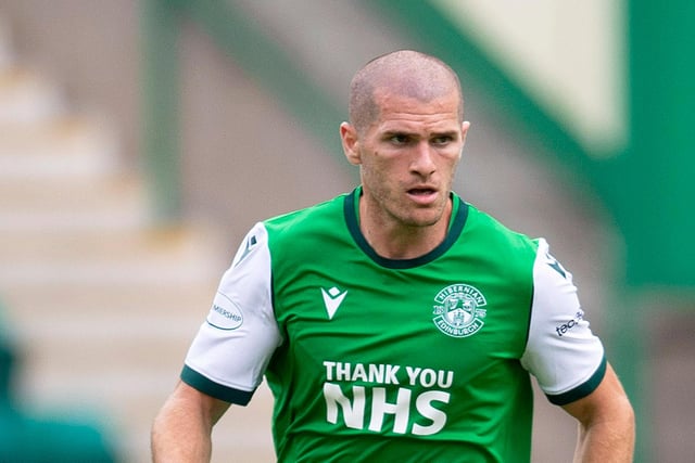 Excelled in the first period as he anchored Hibs' midfield. Couple of strong challenges, as is his trademark.