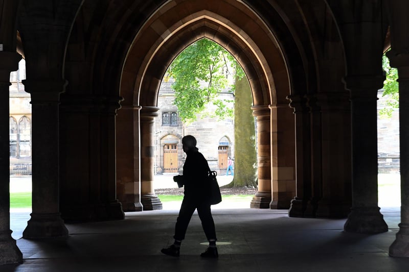The University of Glasgow doubled for Harvard University where Frank taught as a professor and where Brianna visited him in his office. (Picture: Andy Buchanan/AFP via Getty Images)