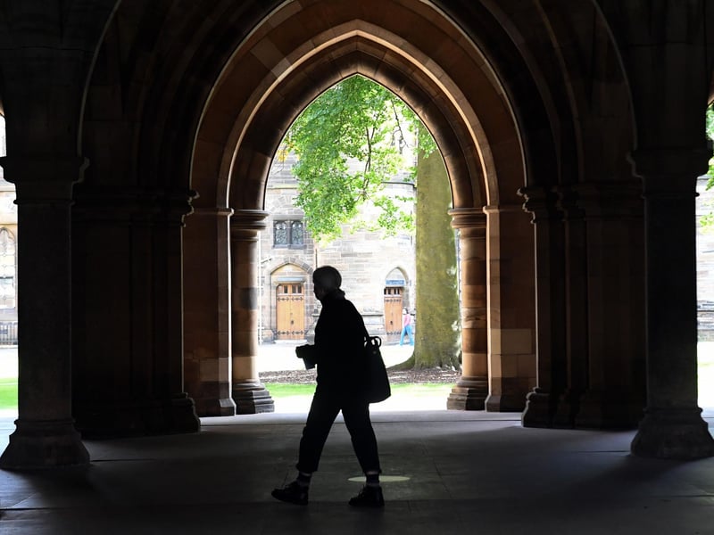 The University of Glasgow doubled for Harvard University where Frank taught as a professor and where Brianna visited him in his office. (Picture: Andy Buchanan/AFP via Getty Images)