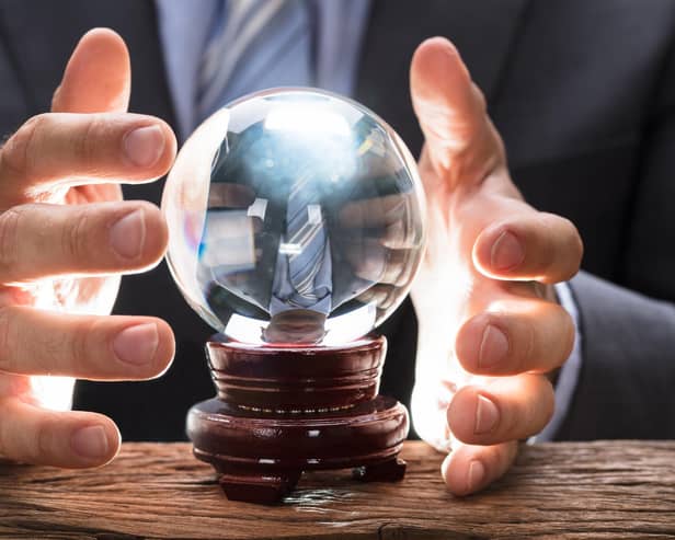 I’m going to play Mystic Meg, Derek Acorah and Nostradamus all in one! Picture: Adobe Stock