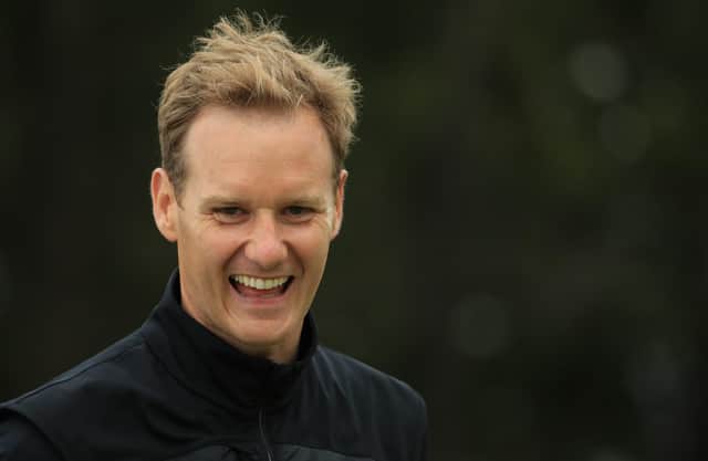 Dan Walker left the nation in stitches today when an errant typo in a tweet made his new show, 'Digging for Treasure', seem about something much dirtier than archaeology. Photo by Andrew Redington/Getty Images.