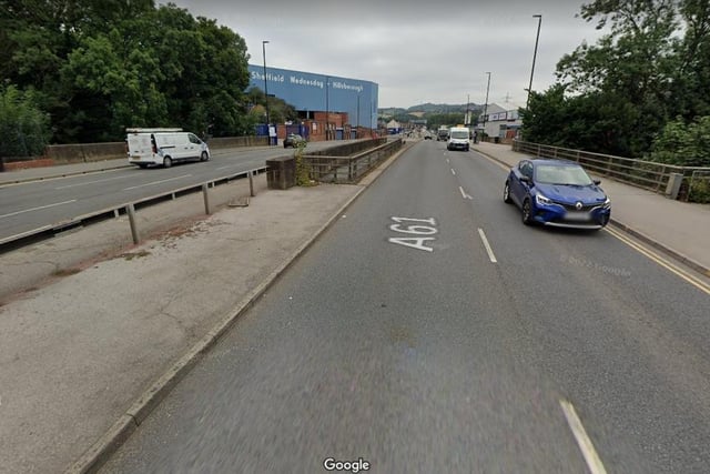 In Hillsborough, Owlerton & Wadsley Bridge, the road accident casualty rate was 8.4 The total number was  51. Picture: Google