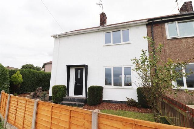 This three bedroom end terrace house has undergone a programme of refurbishment, with a new kitchen. Marketed by Wilson Estate Agents, 01246 920968.