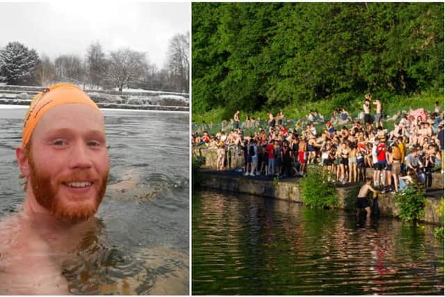 Owen Hayman has been campaigning for recognised swimming access at Crookes Valley Park for several years