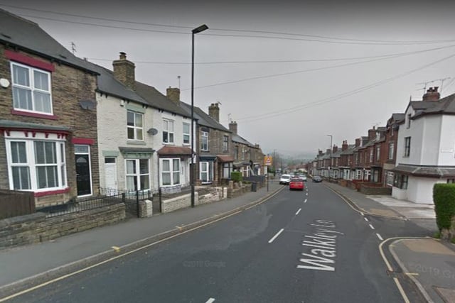 There were another eight incidents of criminal damage and arson reported near Walkley Lane in April 2020.