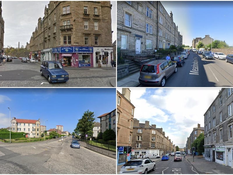Canongate, Southside and Dumbiedykes, Meadowbank and Abbeyhill North, Restalrig (Loganlea) and Craigentinny West and Easter Road and Hawkhill Avenue.