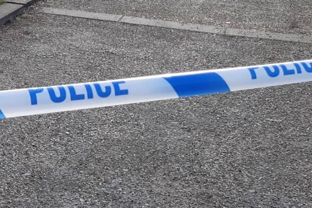 A man has been arrested on suspicion of firearms offences after police raid at Danewood Avenue, Manor, Sheffield. File picture shows police tape