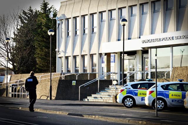 Doncaster Police Station. Picture: Marie Caley NDFP 02-01-15 Police MC 5