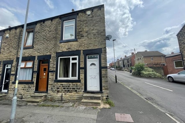 This property looks brilliant on the outside, but will need some work internally. It's a larger than average two-bed home, spread over three floors. It's located in Barnsley.