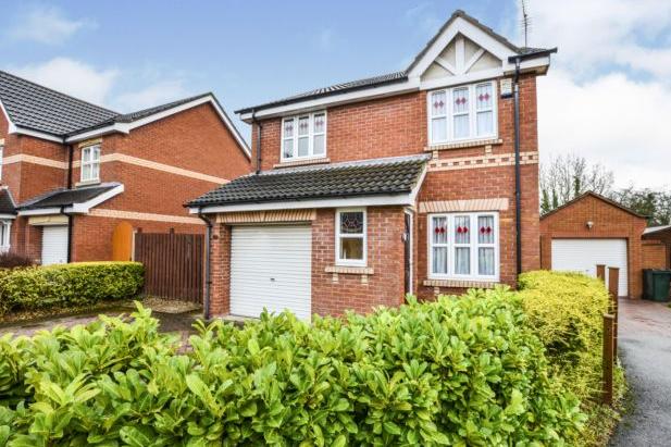 This three-bedroom detached house has an asking price of £190,000.