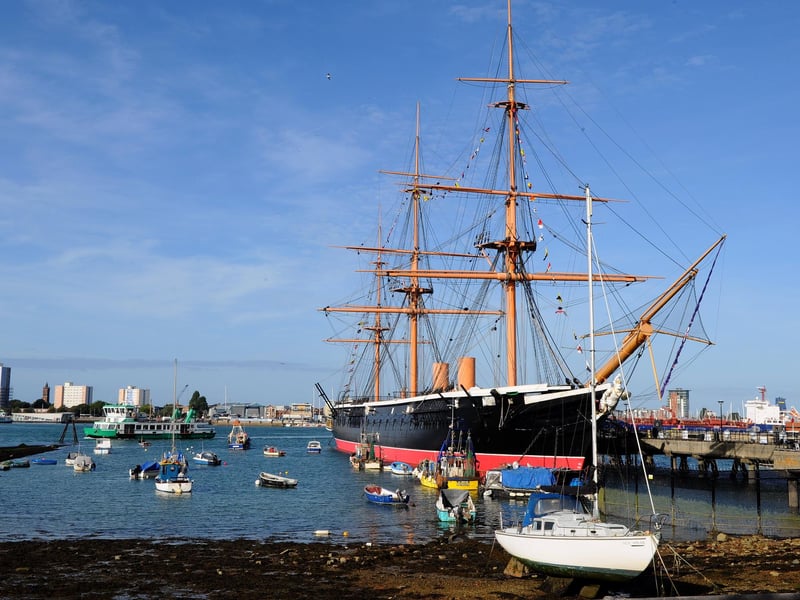 Those looking for the spectacular may want to consider HMS Warrior. Its website says: 'A truly unique wedding venue, offering a blend of romance, style and individuality that will make your day as memorable as it is special.'