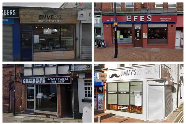The four Sheffield kebab restaurants and takeaways vying for your vote in the semi-finals of the British Kebab Awards 2021 (pics: Google)