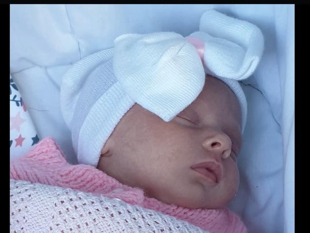 Eva-Mae Carol Pagdin was born on May 1.