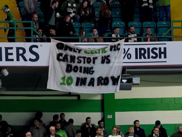 Fans make their feelings clear at a Europa League clash in August 2018